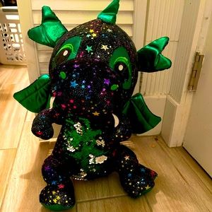 Plush sequin dragon brand new!